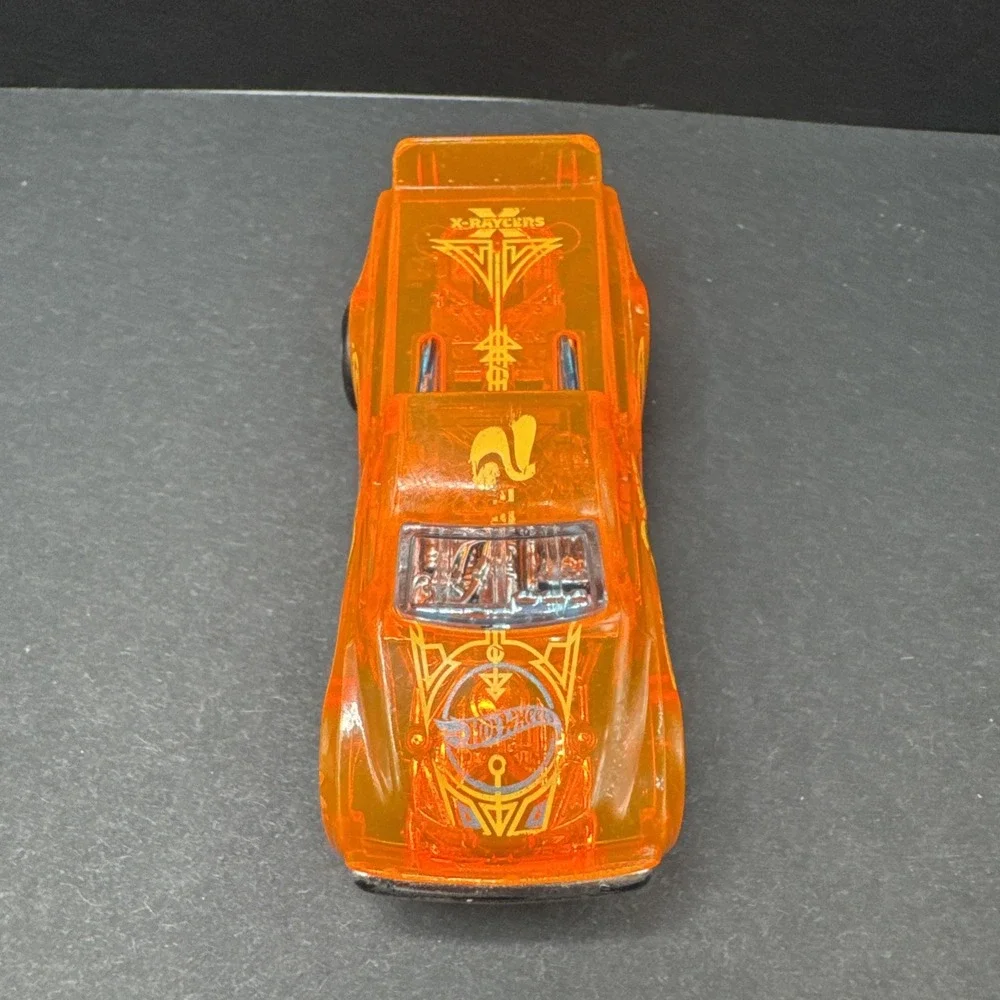 2021 Hot Wheels #160 X-Raycers 5/5 DRAFTNATOR Orange w/Black DD8 Sp Yellow‎ Rims